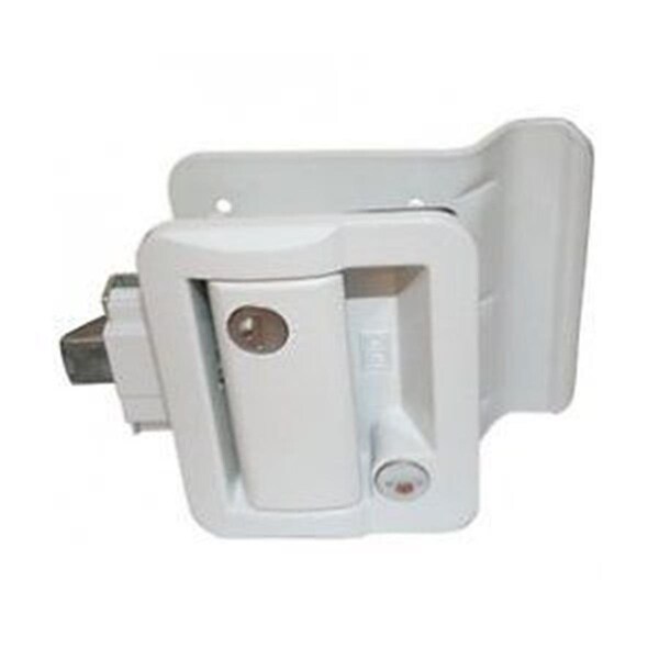 Power House Travel Trailer Door Lock, White PO2604547 Zoro